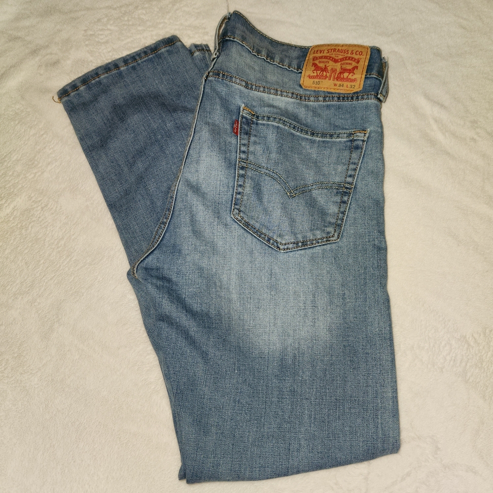 Levi's Men's Straight Fit Blue Jeans